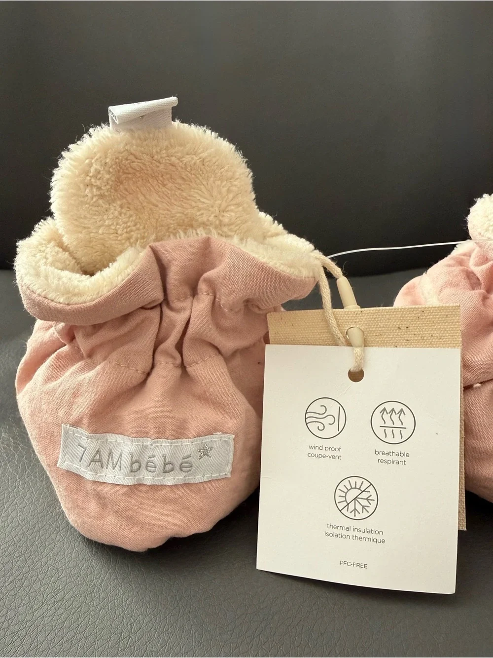 7AM Enfant Baby Bootie Slippers - NWT